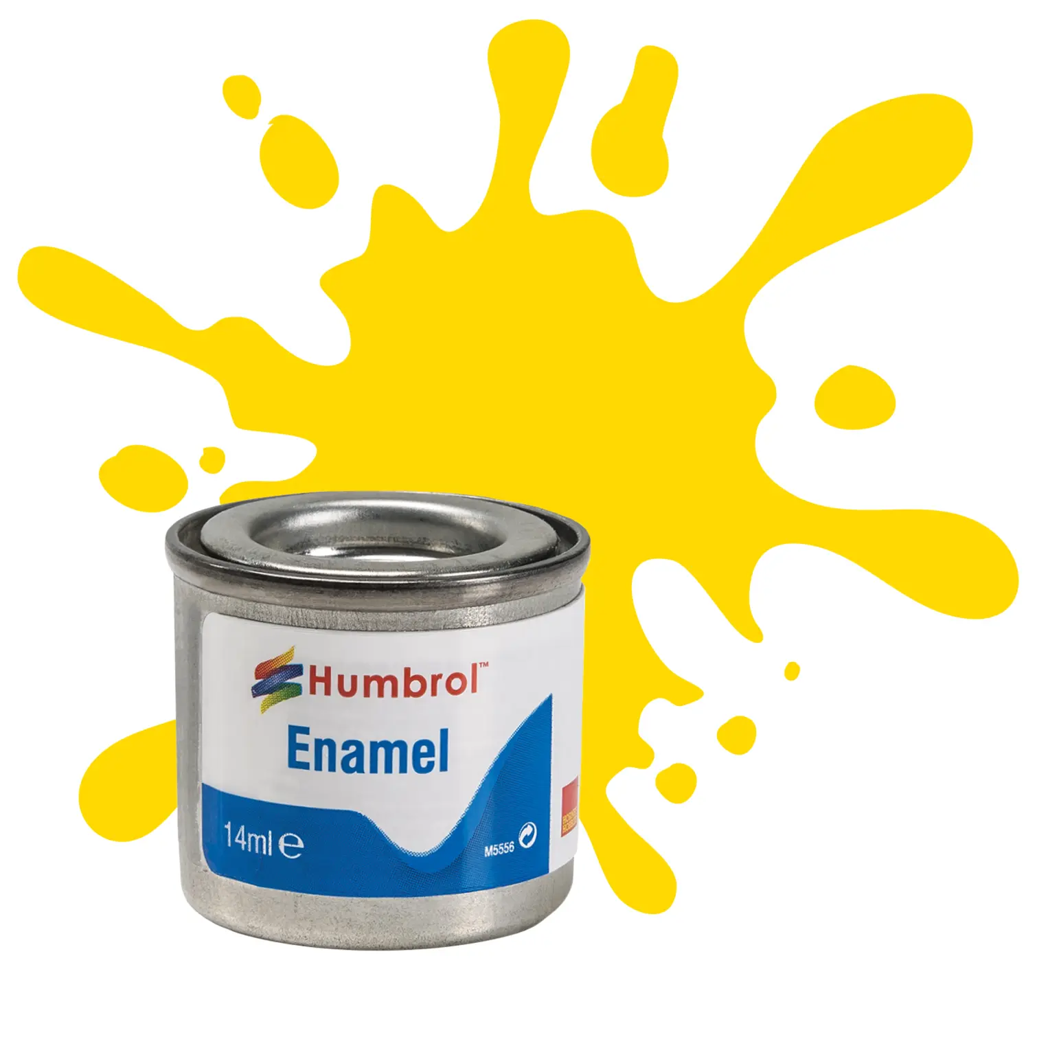 RST9246_2 Humbrol No 69 Enamel Gloss Yellow 14ml