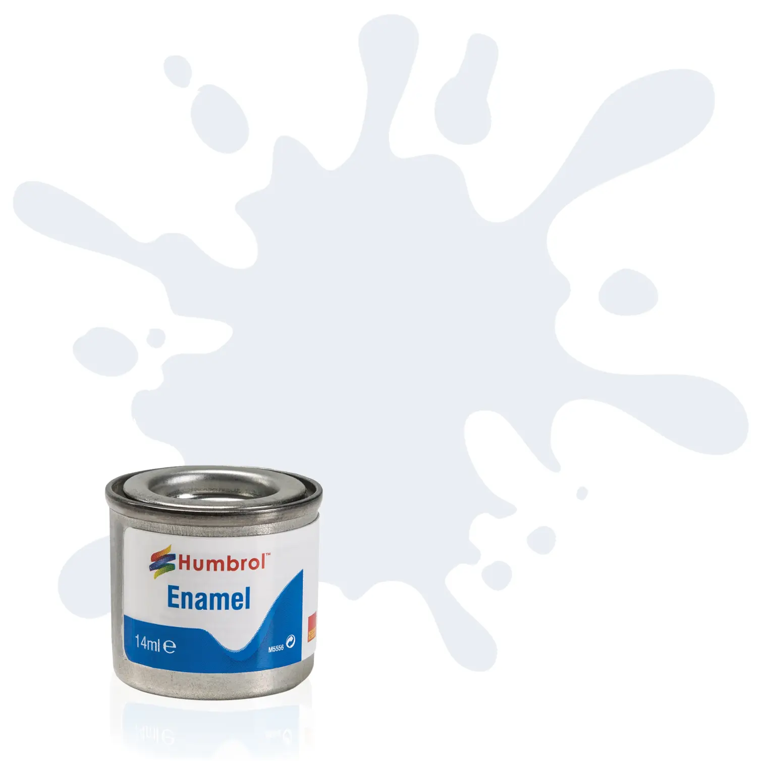 Humbrol No 191 Enamel Metallic Chrome Silver 14ml