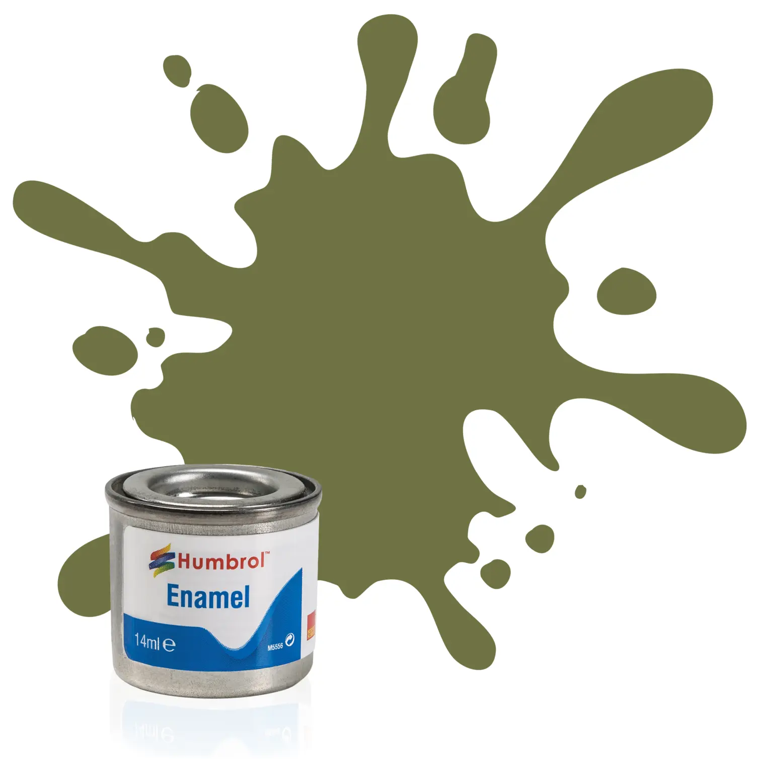 Humbrol No 80 Enamel Matt Grass Green 14ml