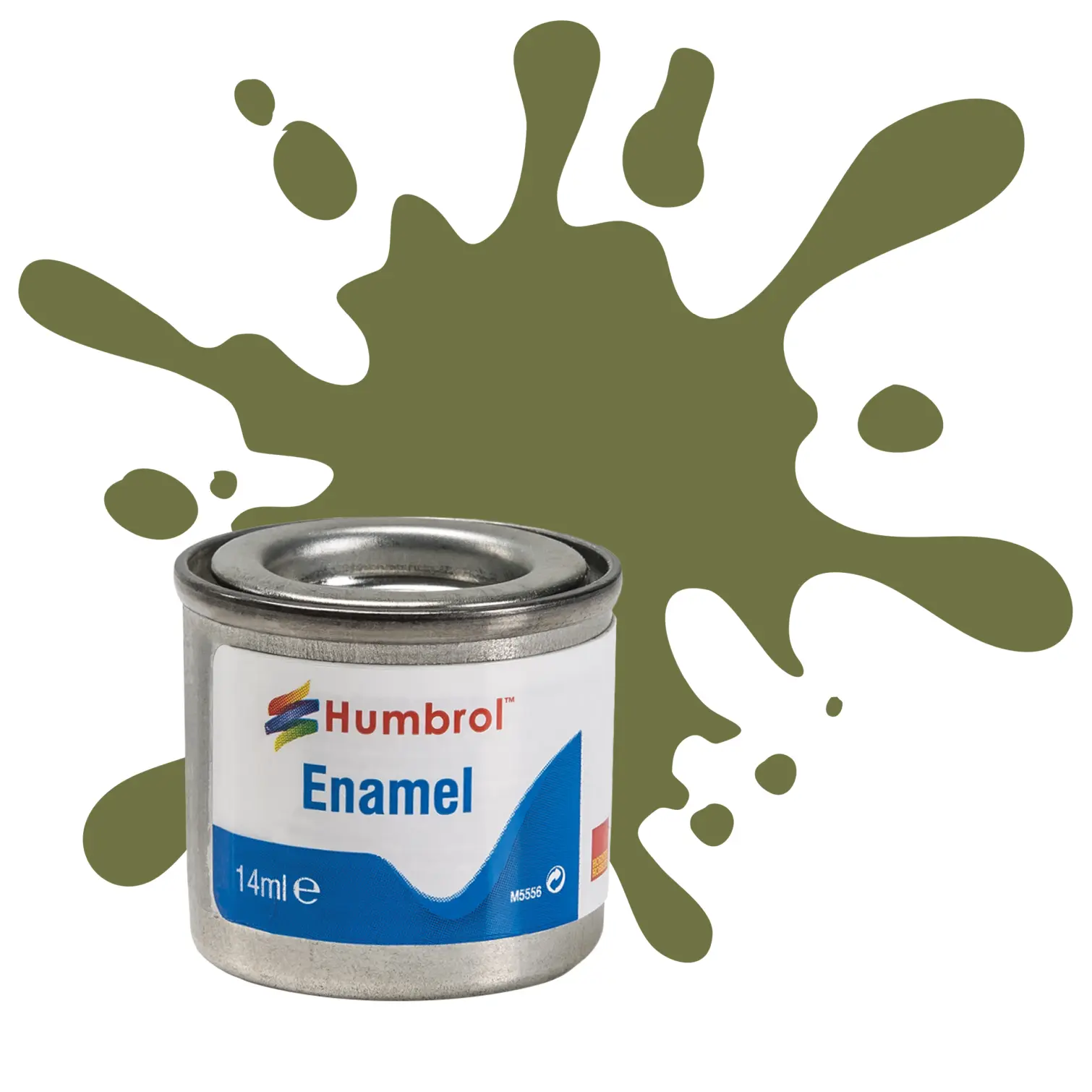 Humbrol No 80 Enamel Matt Grass Green 14ml