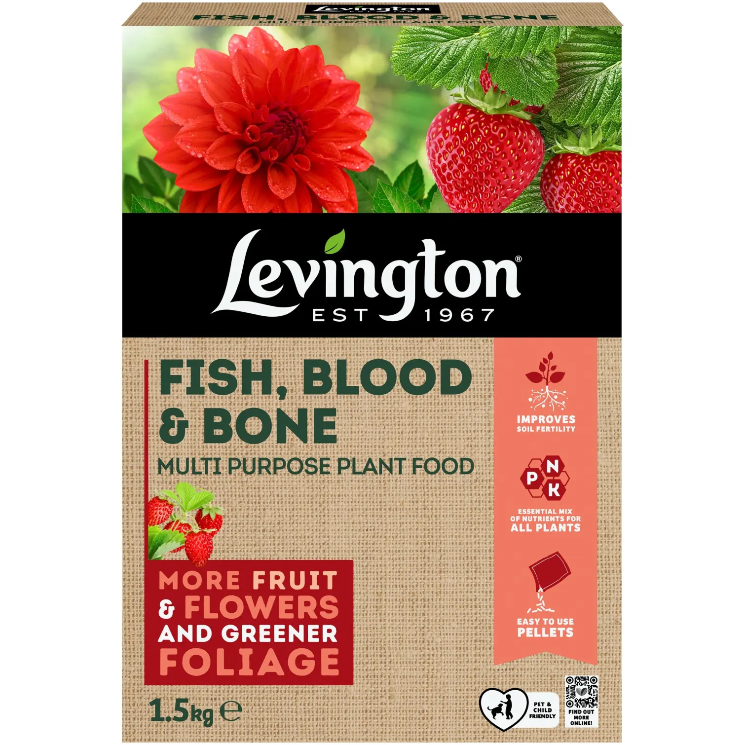Levington Fish Blood & Bone 1.5kg