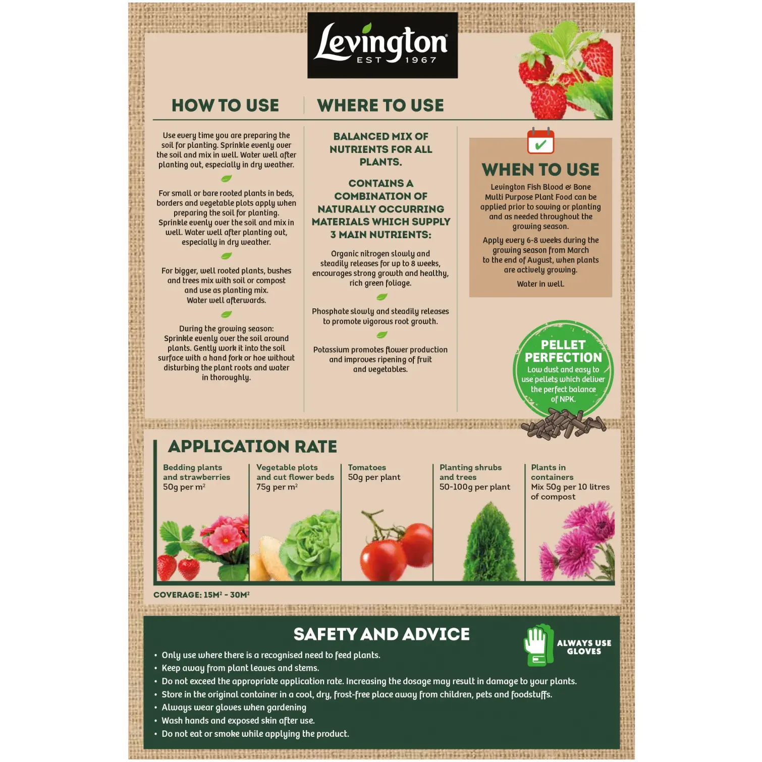 Levington Fish Blood & Bone 1.5kg