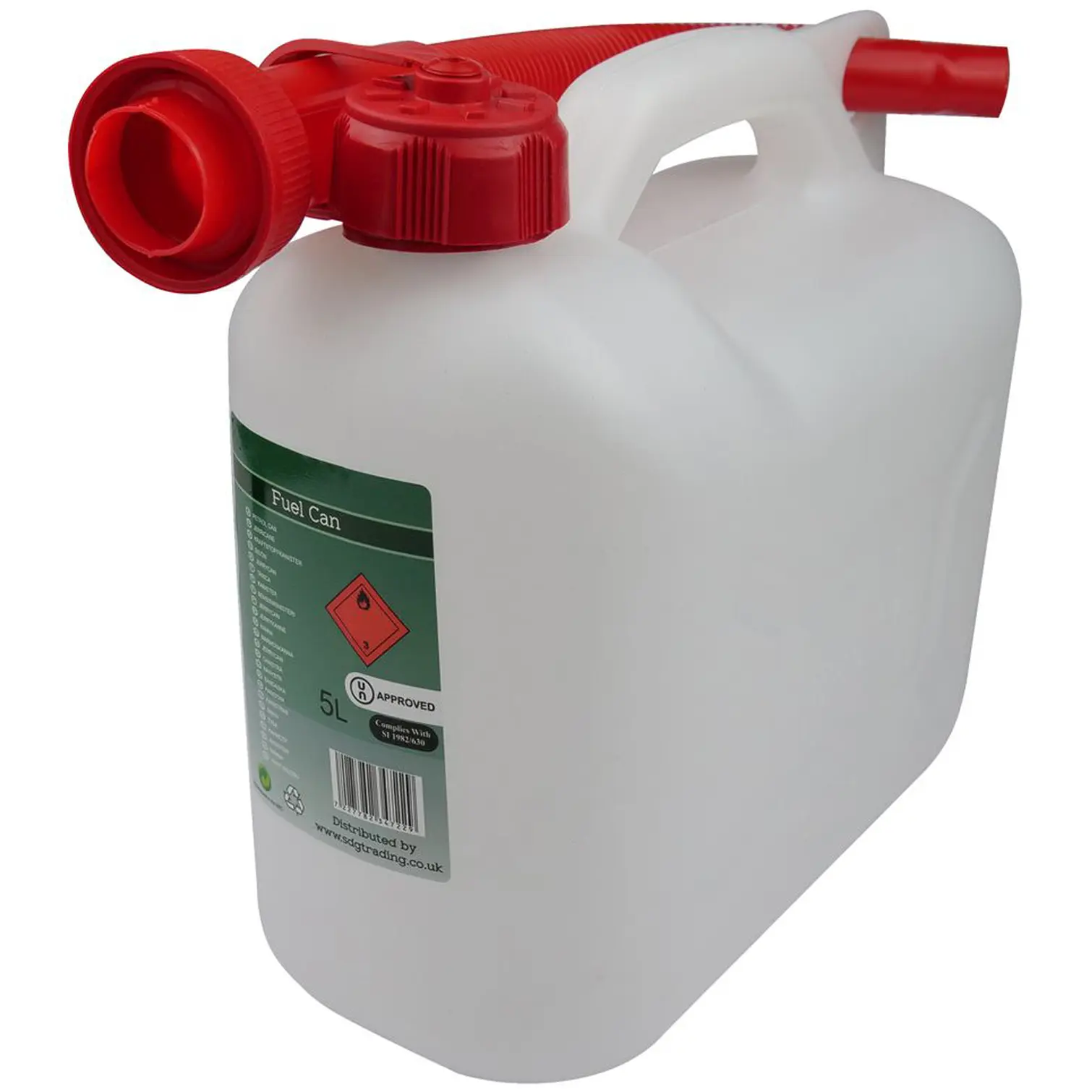 Clear Petrol Can 5L