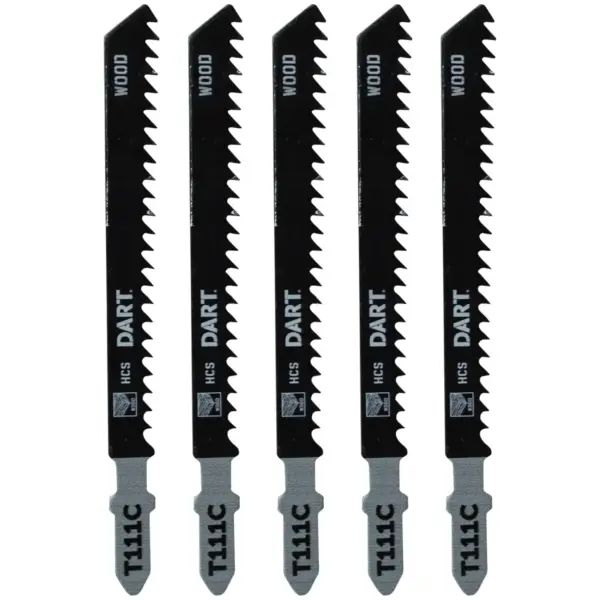 Dart Jigsaw Blades For Wood Pack of 5