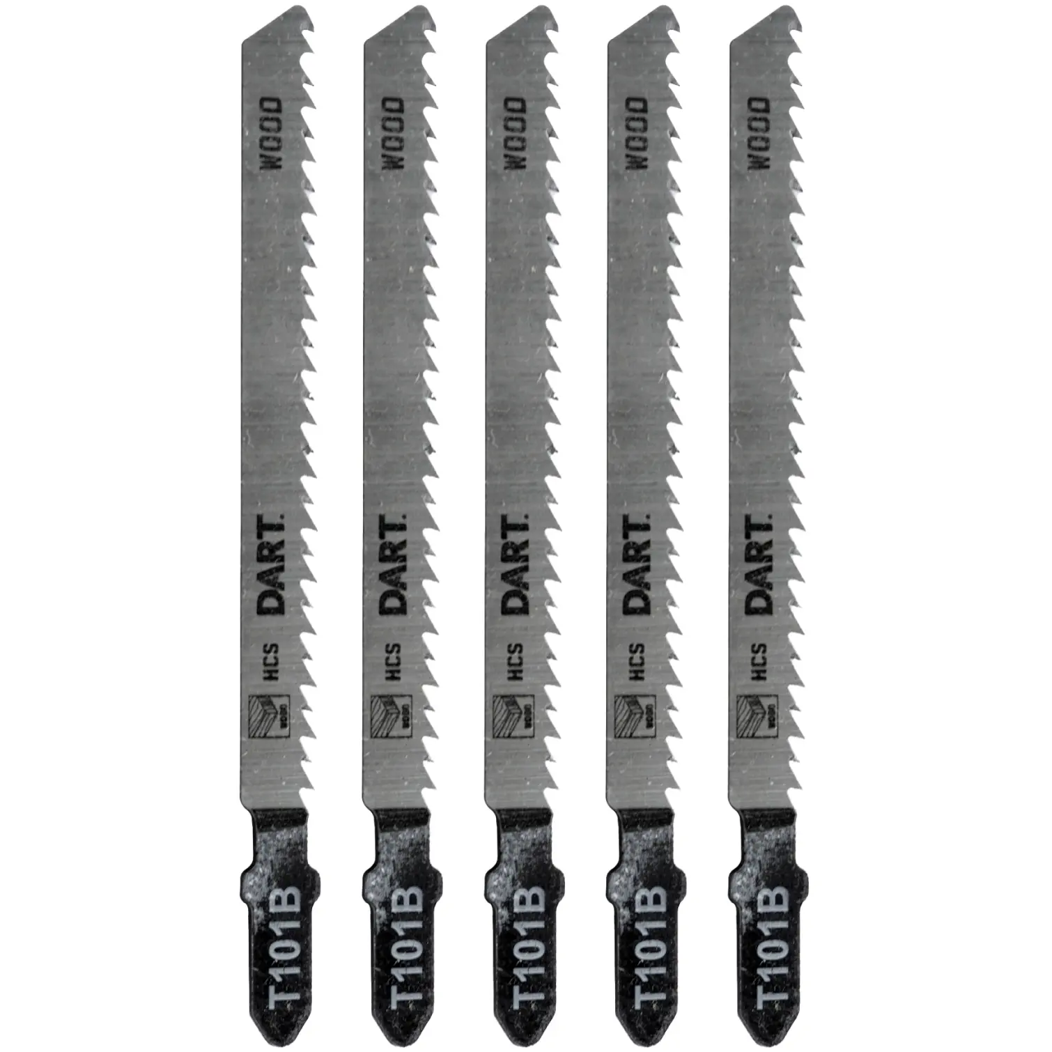Dart Jigsaw Blades Wood pack of 5