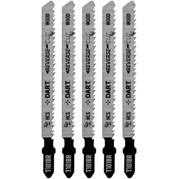 Dart Jigsaw Blades Work Top Pack of 5