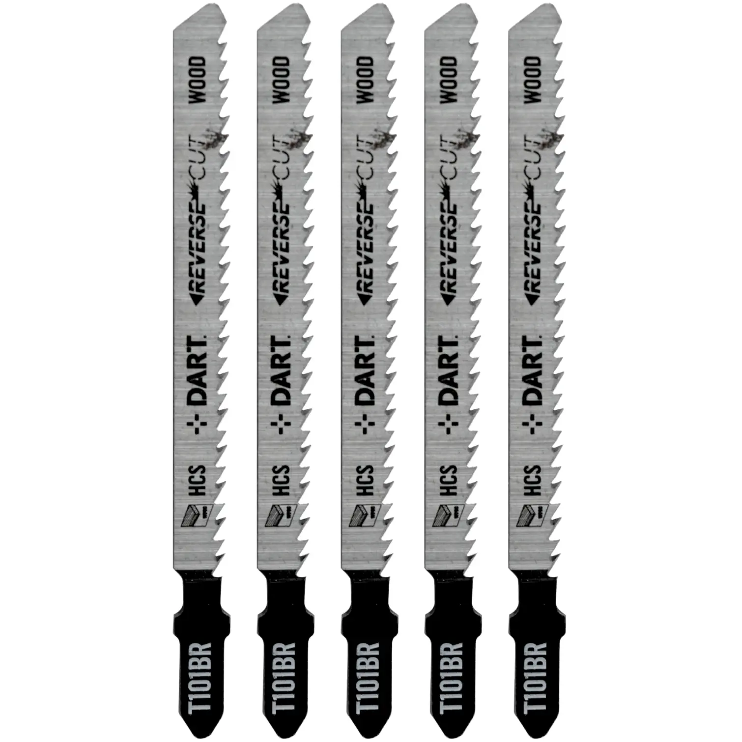 Dart Jigsaw Blades Work Top Pack of 5