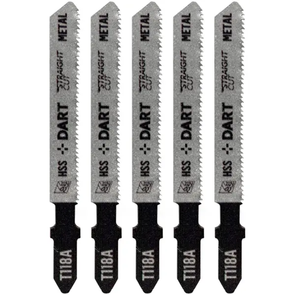 Dart Jigsaw Blades Metal Pack of 5