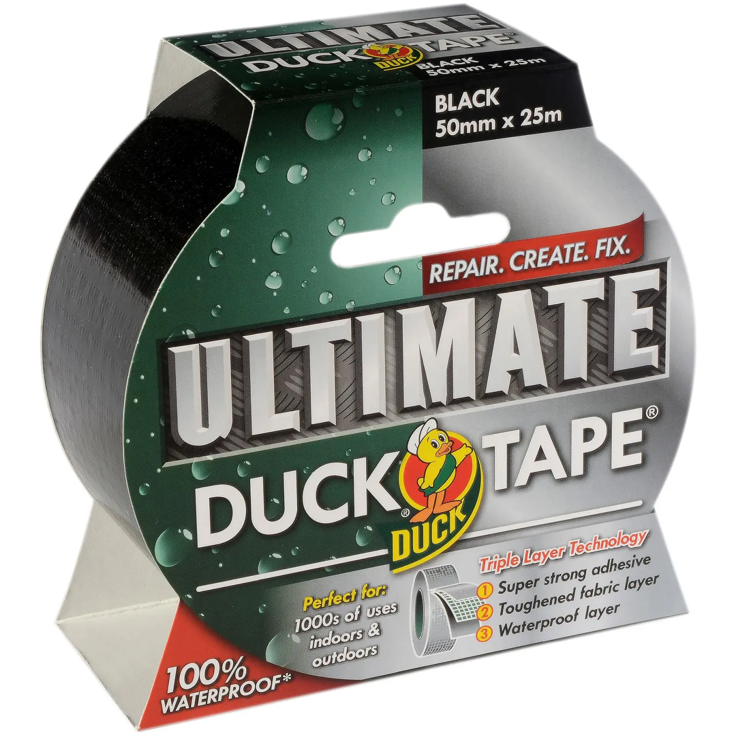 Duck Black Ultimate Tape 50mmx25m