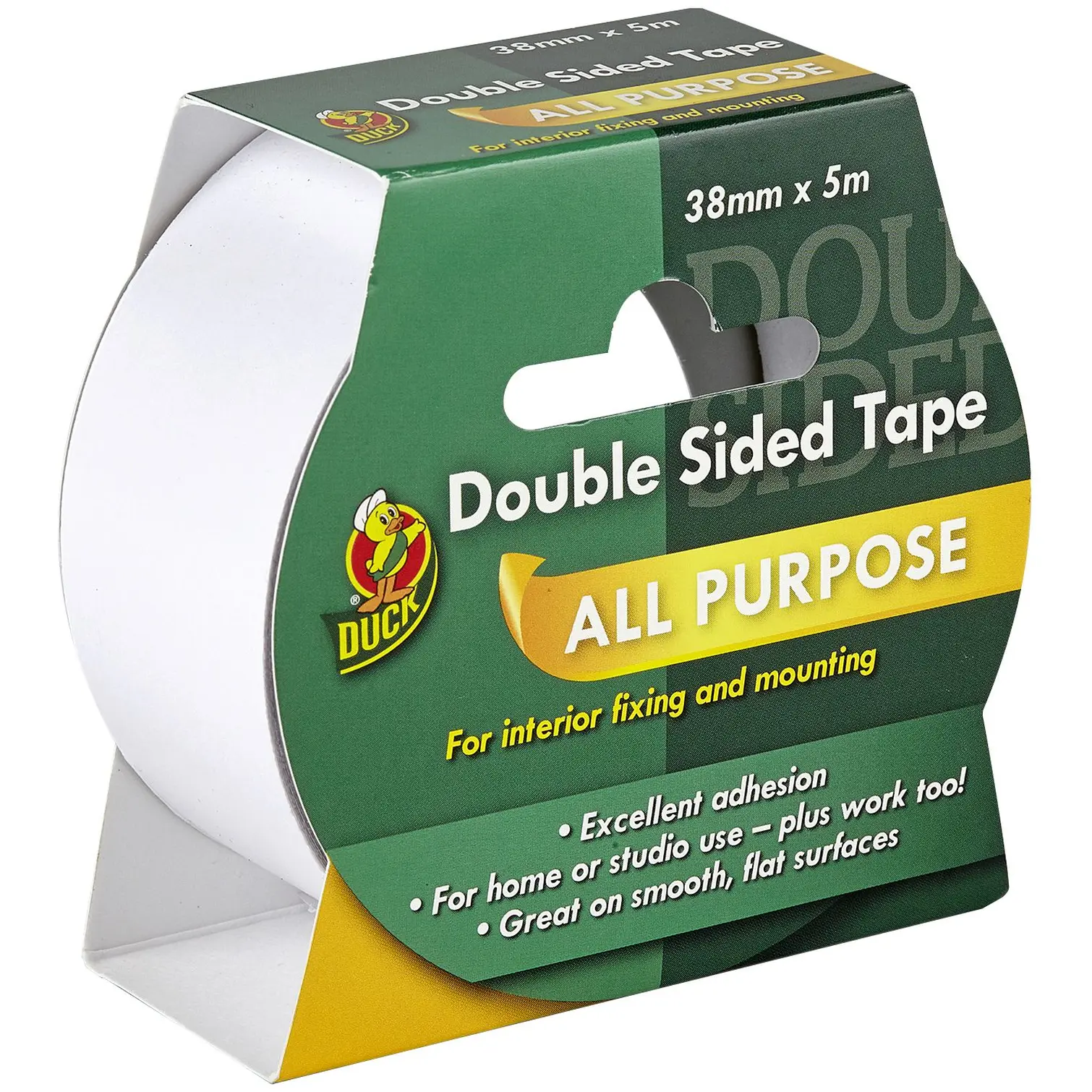 Duck Double Sided All Purpose Tape 38mm x 5m
