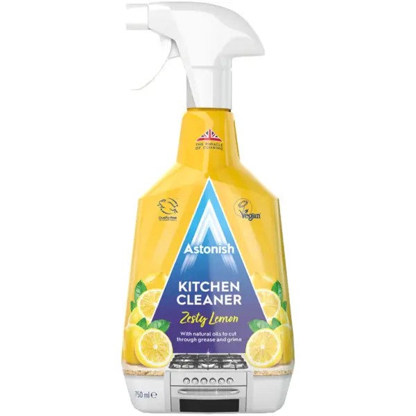 SJP0080 Astonish Kitchen Cleaner Zesty Lemon 750ml