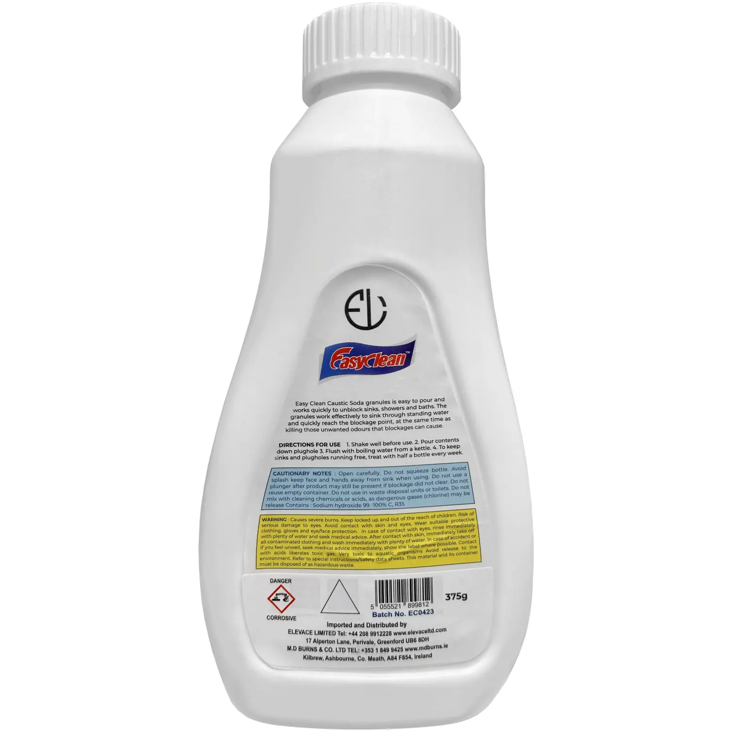 Easy Clean Caustic Soda 375g
