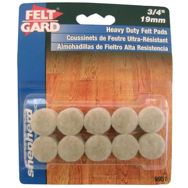 SLC0032 Select 19mm Heavy Duty Feltgard Pads