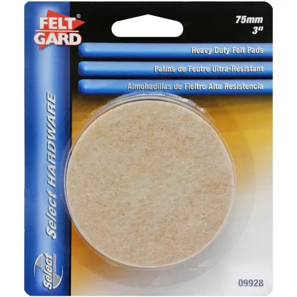 SLC0036 Select 75mm Heavy Duty Feltgard Pads