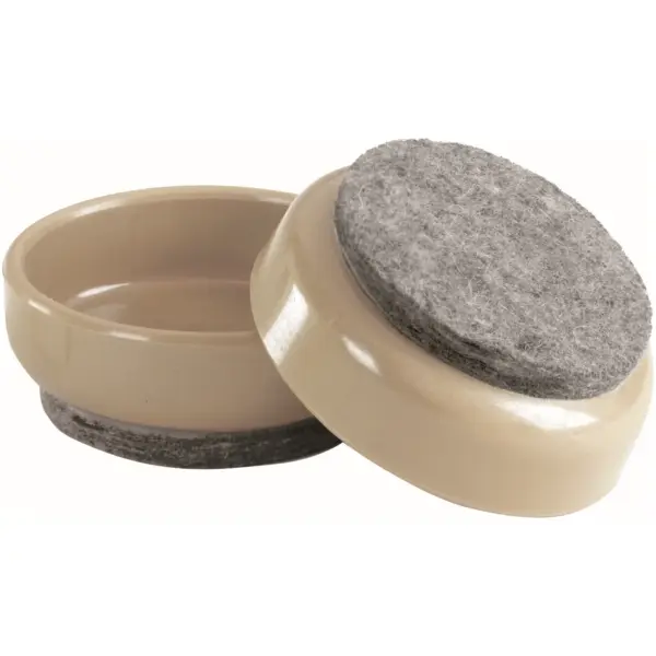 SLC0046 Select 60mm Beige Castor Cup Felt