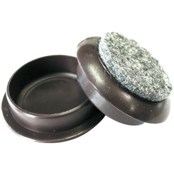 SLC0048 Select 44mm Brown Castor Cup Felt