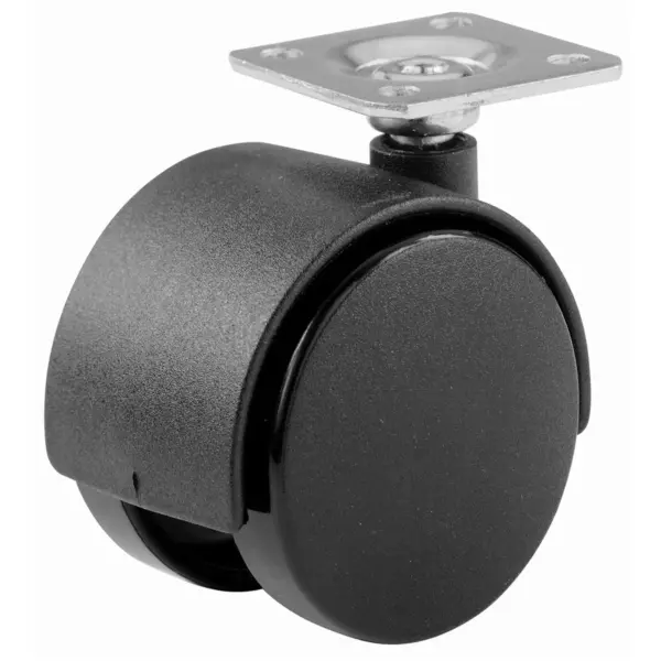 SLC0080 50mm Twin Wheel Castor Plate Fixing