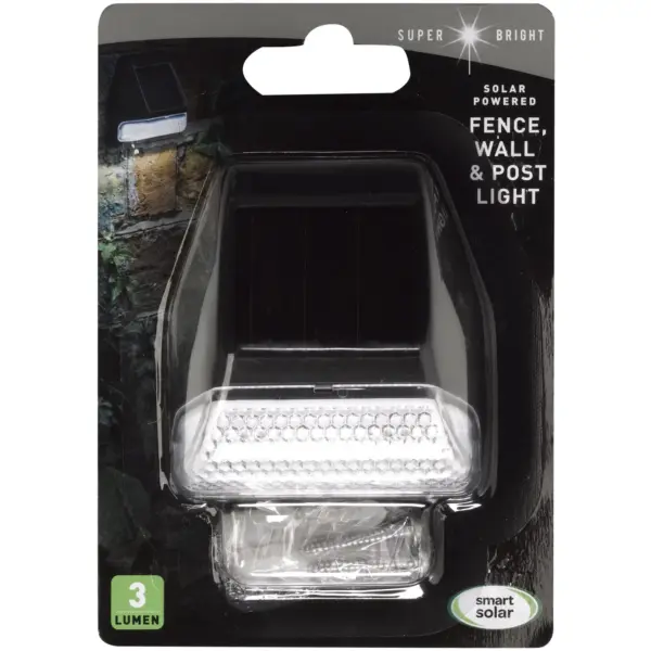 Smart Garden Solar Powered Fence Wall & Post Light