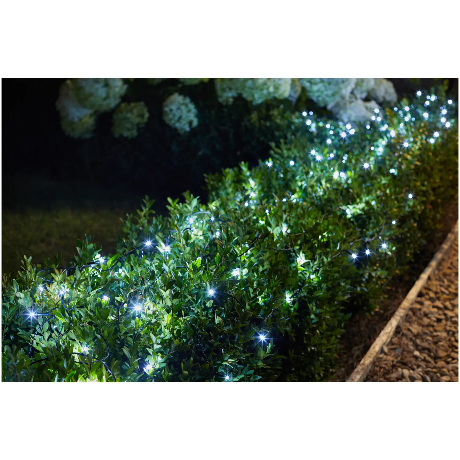 Smart Garden 100 LED Solar String Lights Cool White