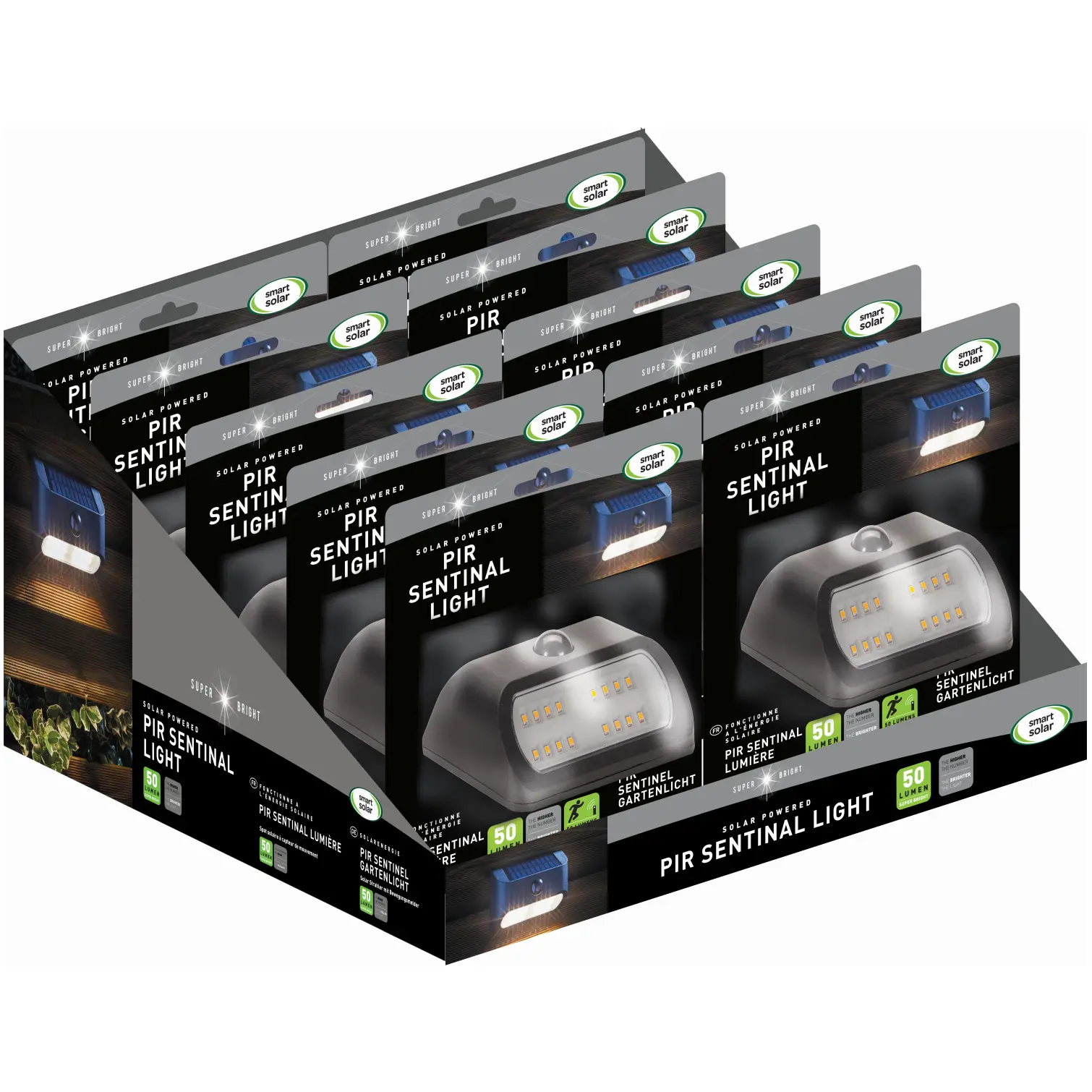 Smart Garden Sentinel Security Light With PIR Sensor