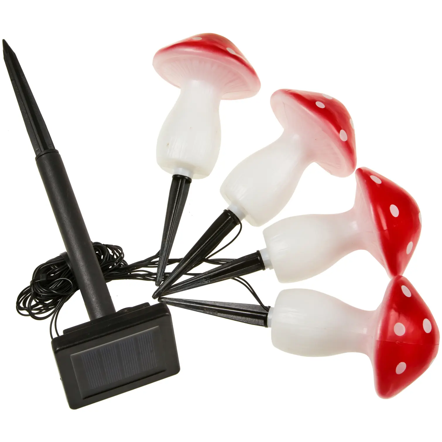 Smart Garden solar fairy mushroom stake lights for garden