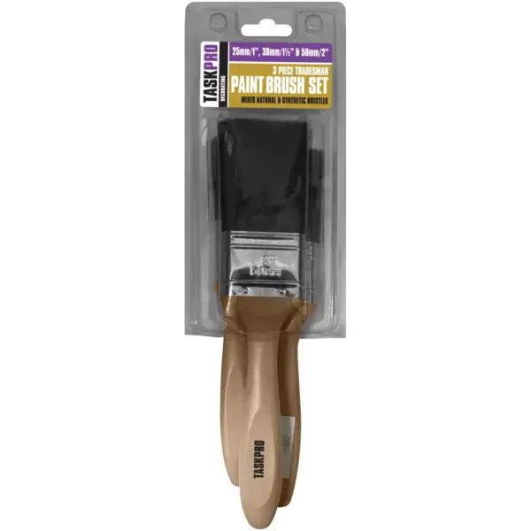 TaskPro Professional 3 Piece Tradesman Brush Set
