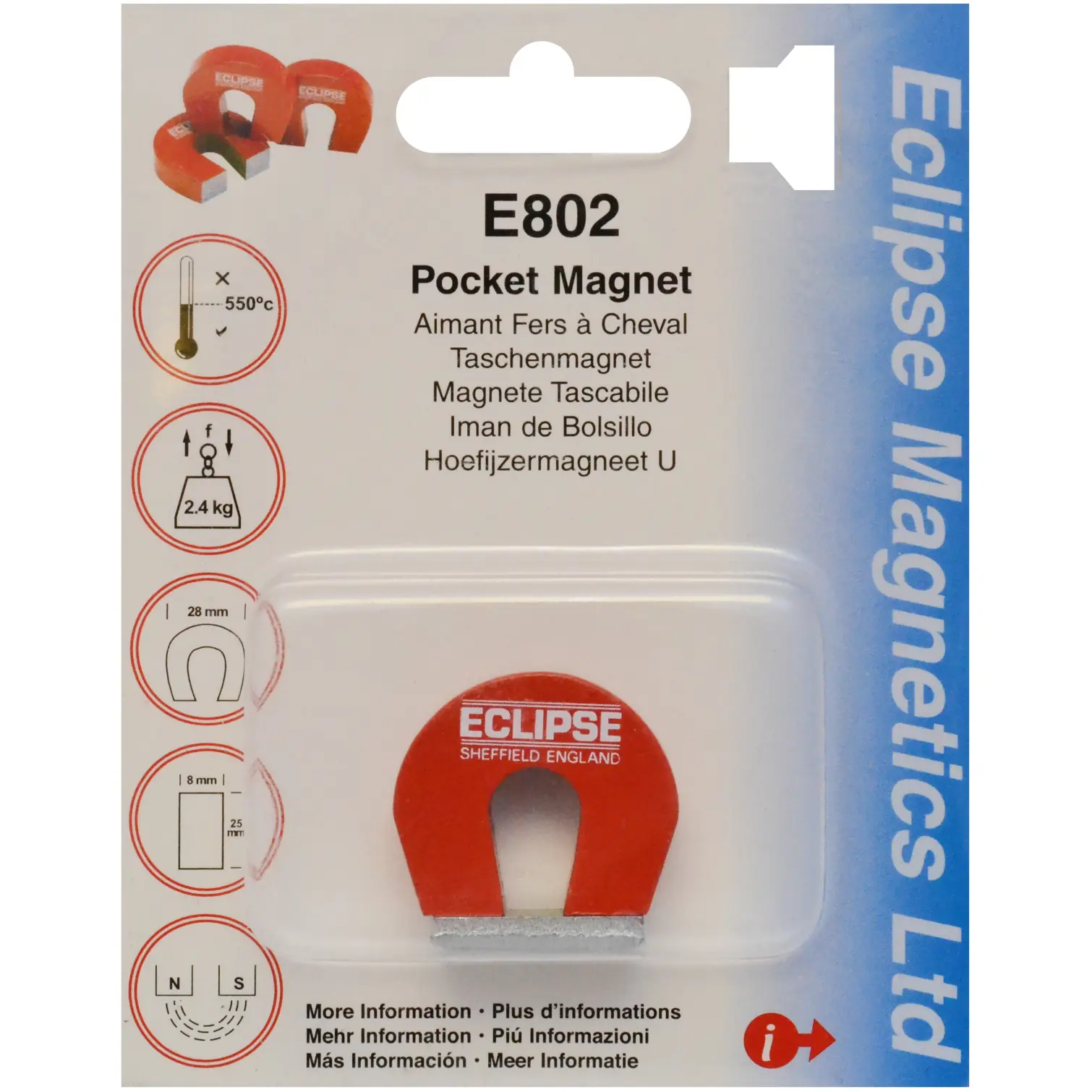 Eclipse Horse Shoe Magnet