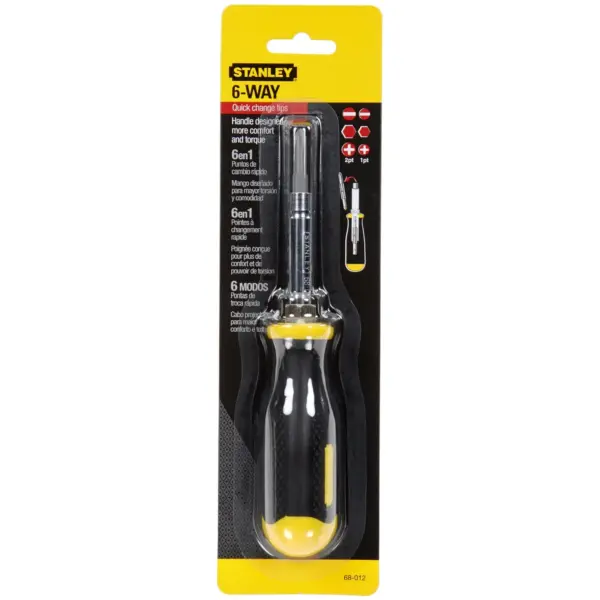 Stanley 6 Way Screwdriver