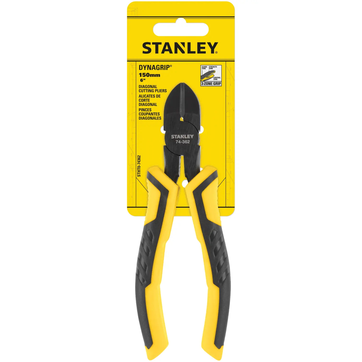 Stanley Control Grip Diagonal Cutting Plier
