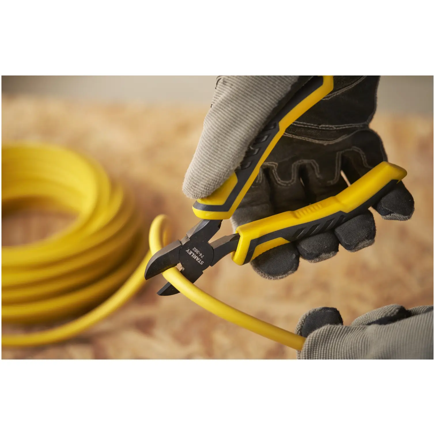 Stanley Control Grip Diagonal Cutting Plier