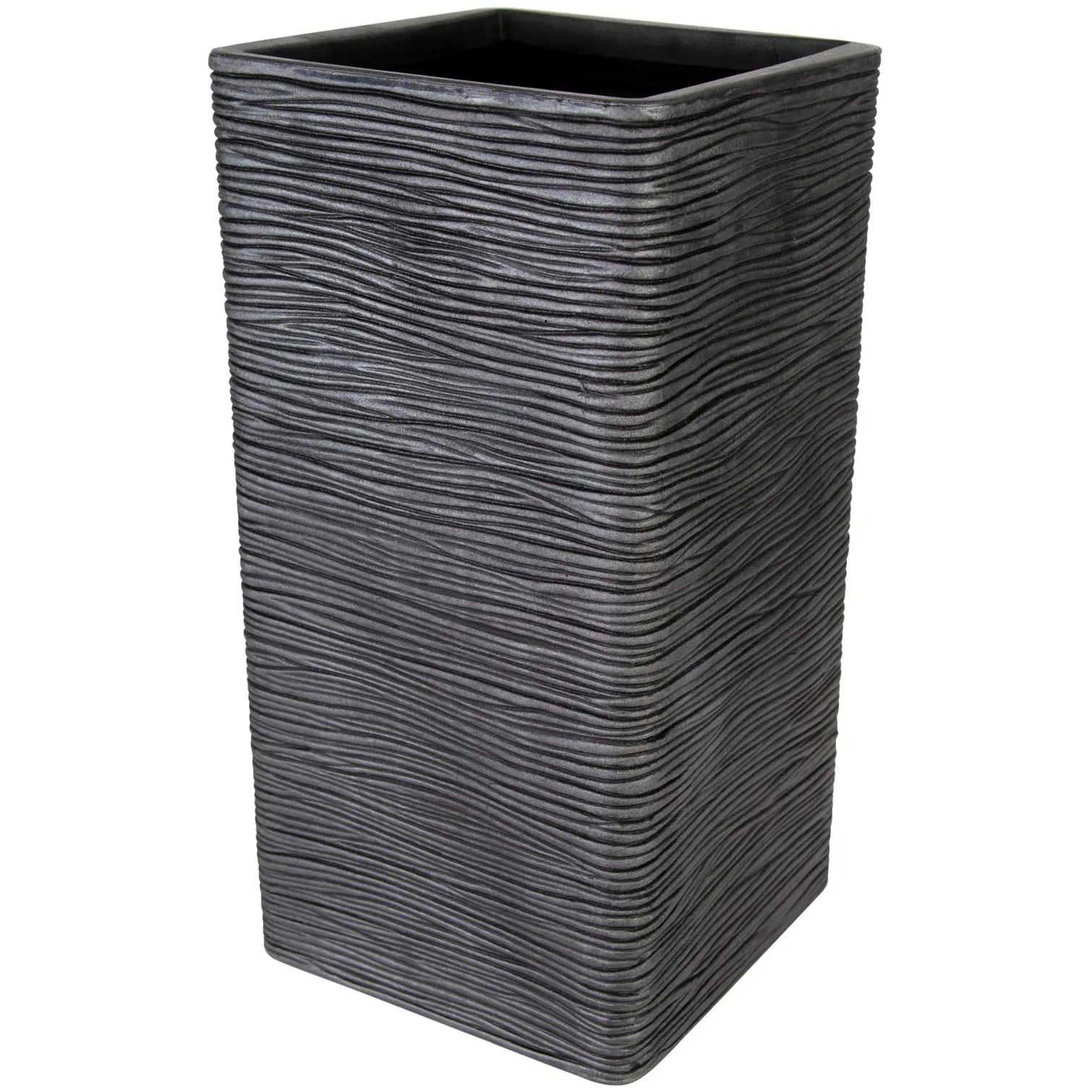 Strata Amalfi Tall Planter Pewter 30cm