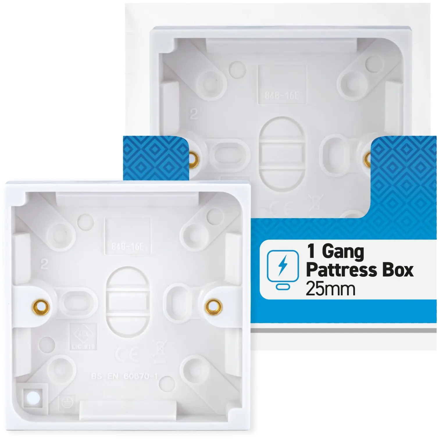 Status 1 Gang 25mm Surface Box