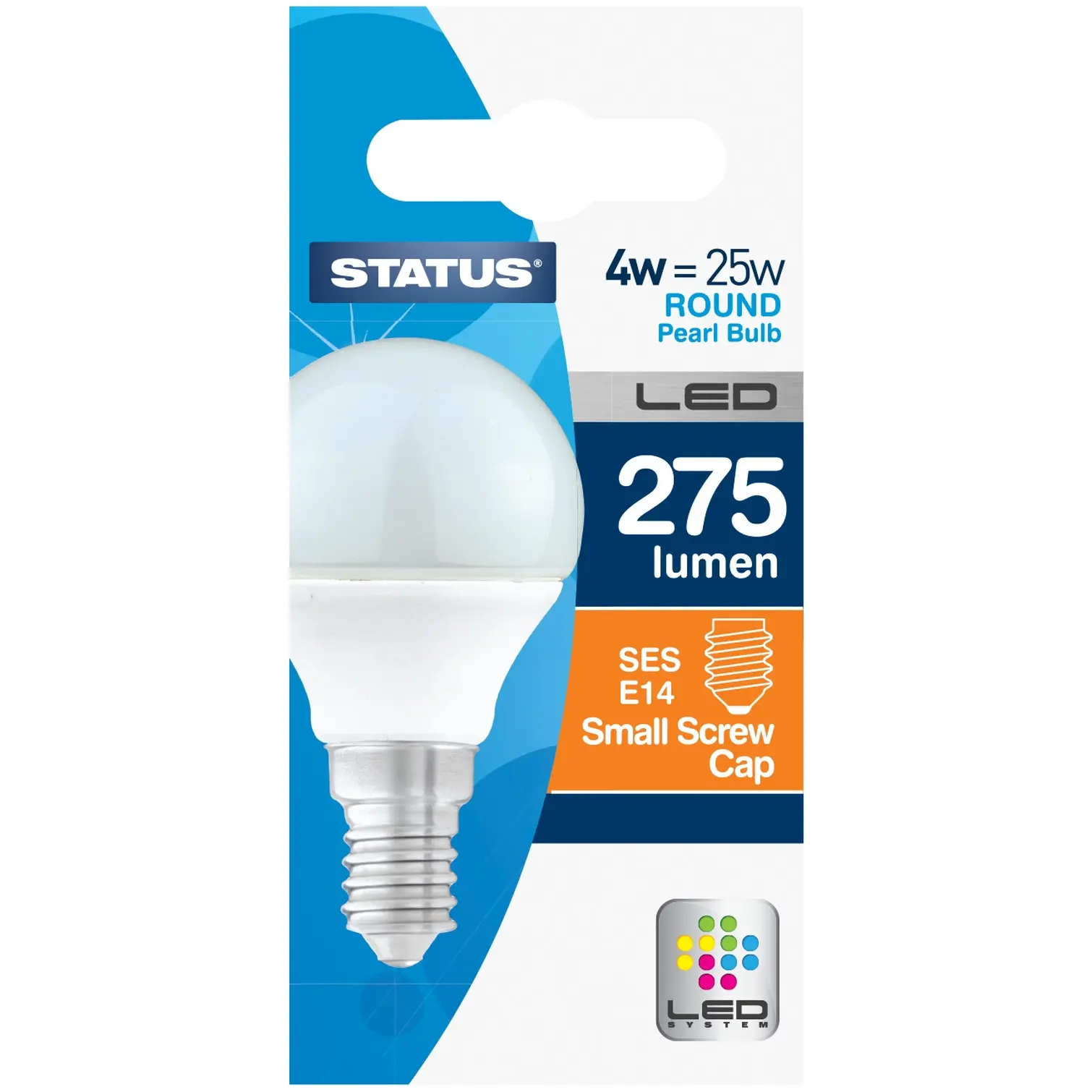 Status 2.5/25w Golf W/White SES