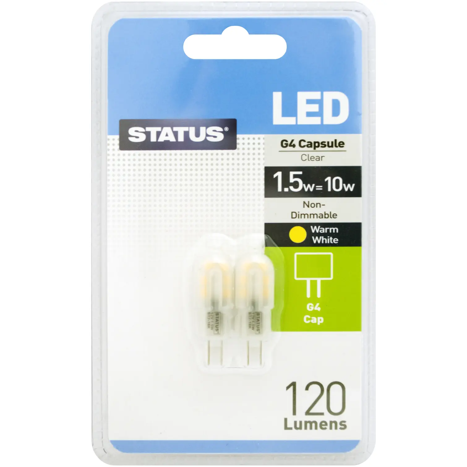 Status 1.5/10w LED G4 pk2