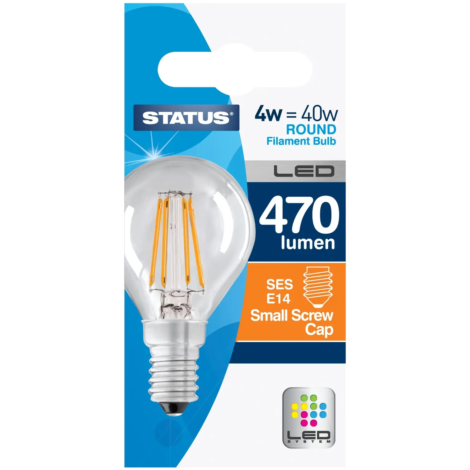 Status 4.5/40w Golf Filament LED WW SES