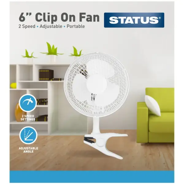 Status 15cm Clip Fan