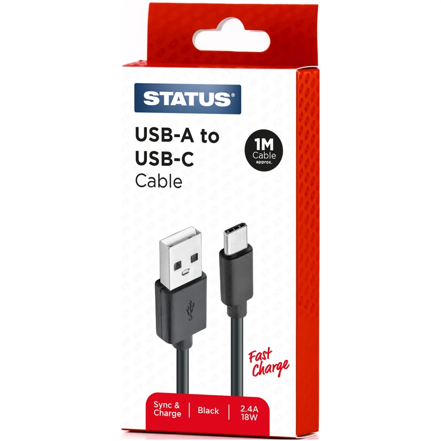 Status Phone Cable USB to USB-C 1Metre