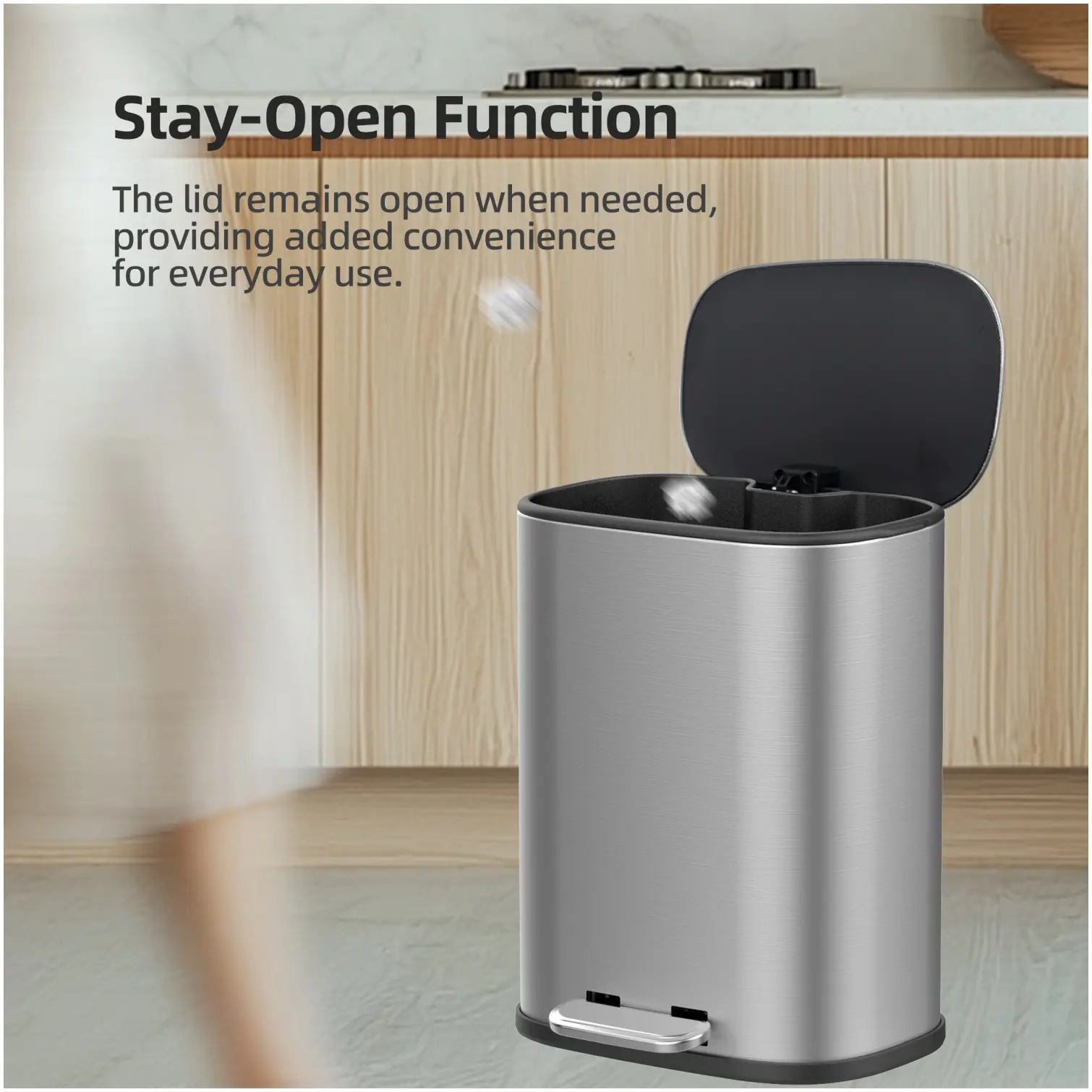 Pedal Bin 5Ltr Stainless Steel Matt