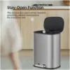 Pedal Bin Stainless Steel Matt 12 Litre