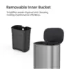 Pedal Bin Stainless Steel Matt 30 Litre