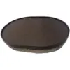 Brown Oval Lap Tray 43x25.5cm