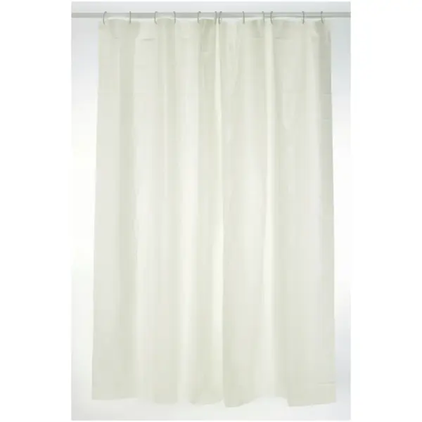 Blue Canyon Shower Curtain PEVA Plain White 180 x 180cm