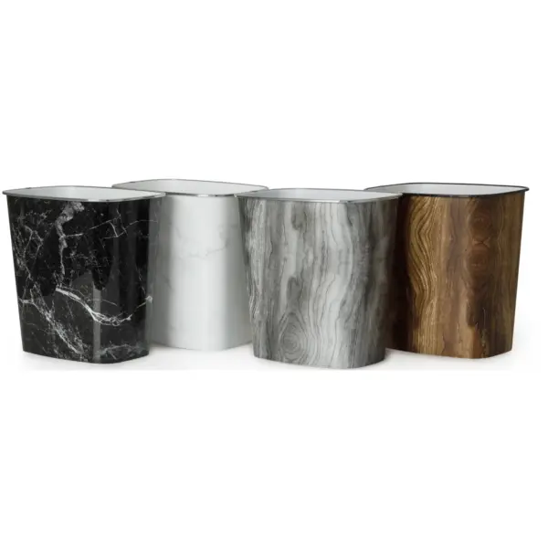 Bluecanyon Oblong Plastic Waste Bin Assorted Patterns