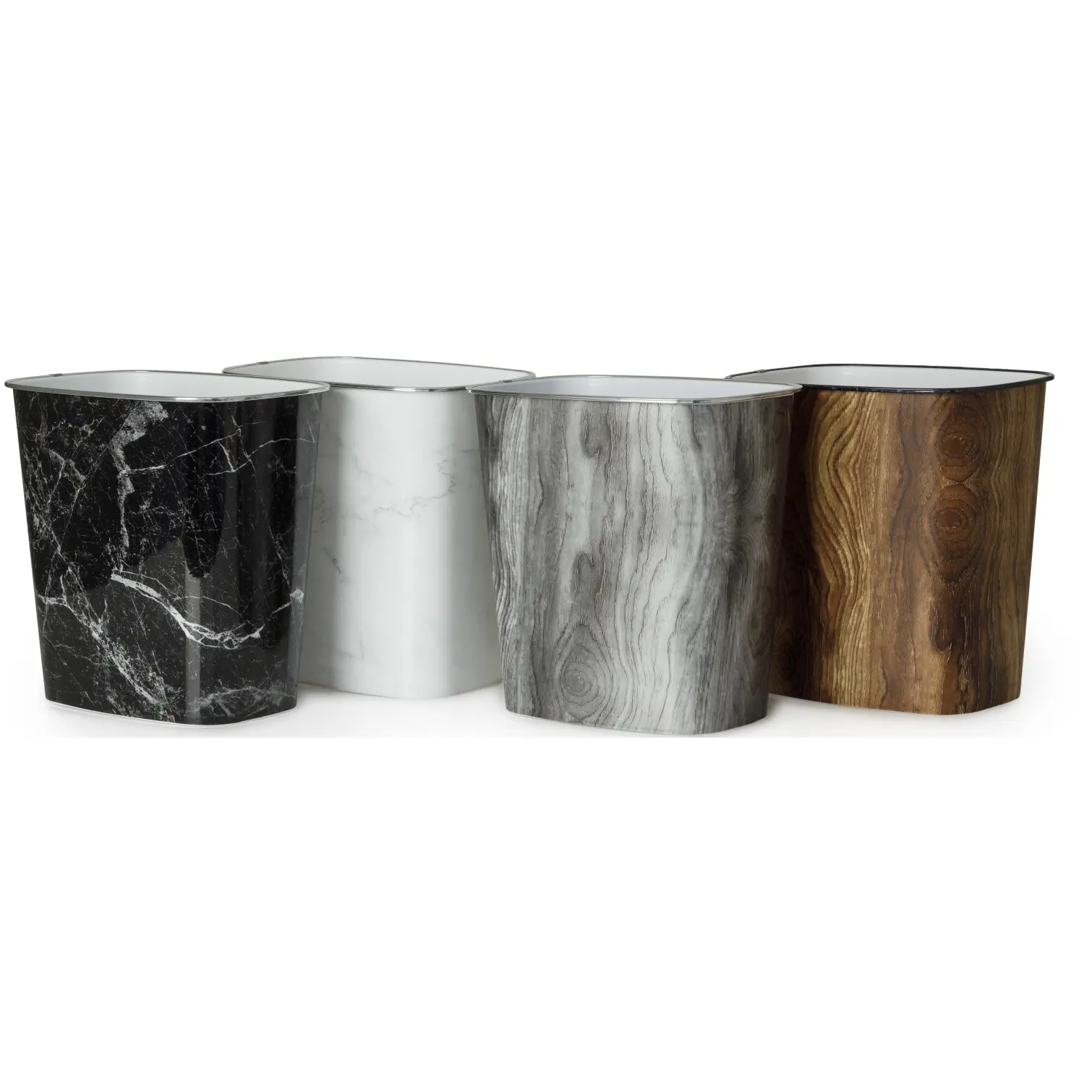 Bluecanyon Oblong Plastic Waste Bin Assorted Patterns