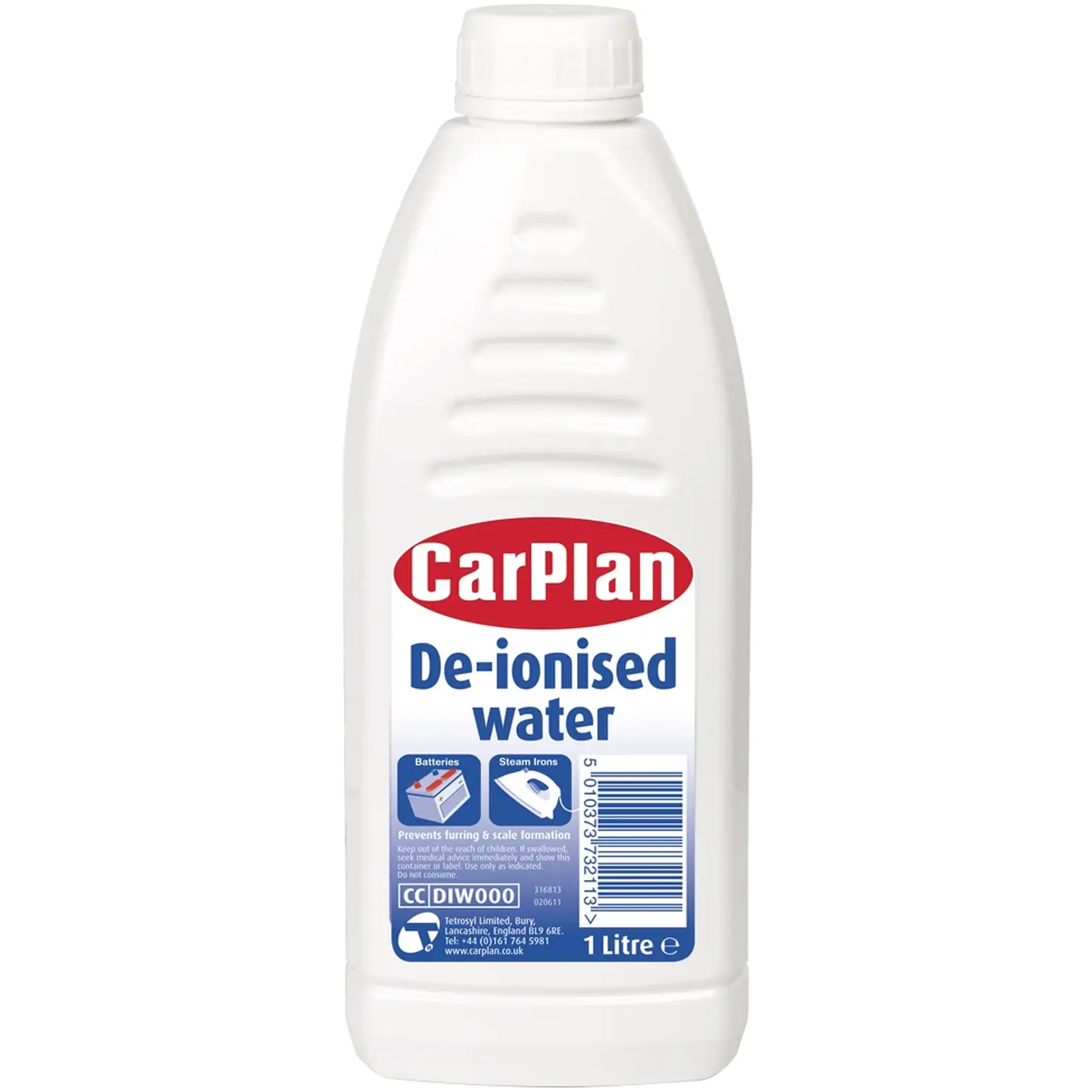 Carplan De-Ionised Water 1Ltr