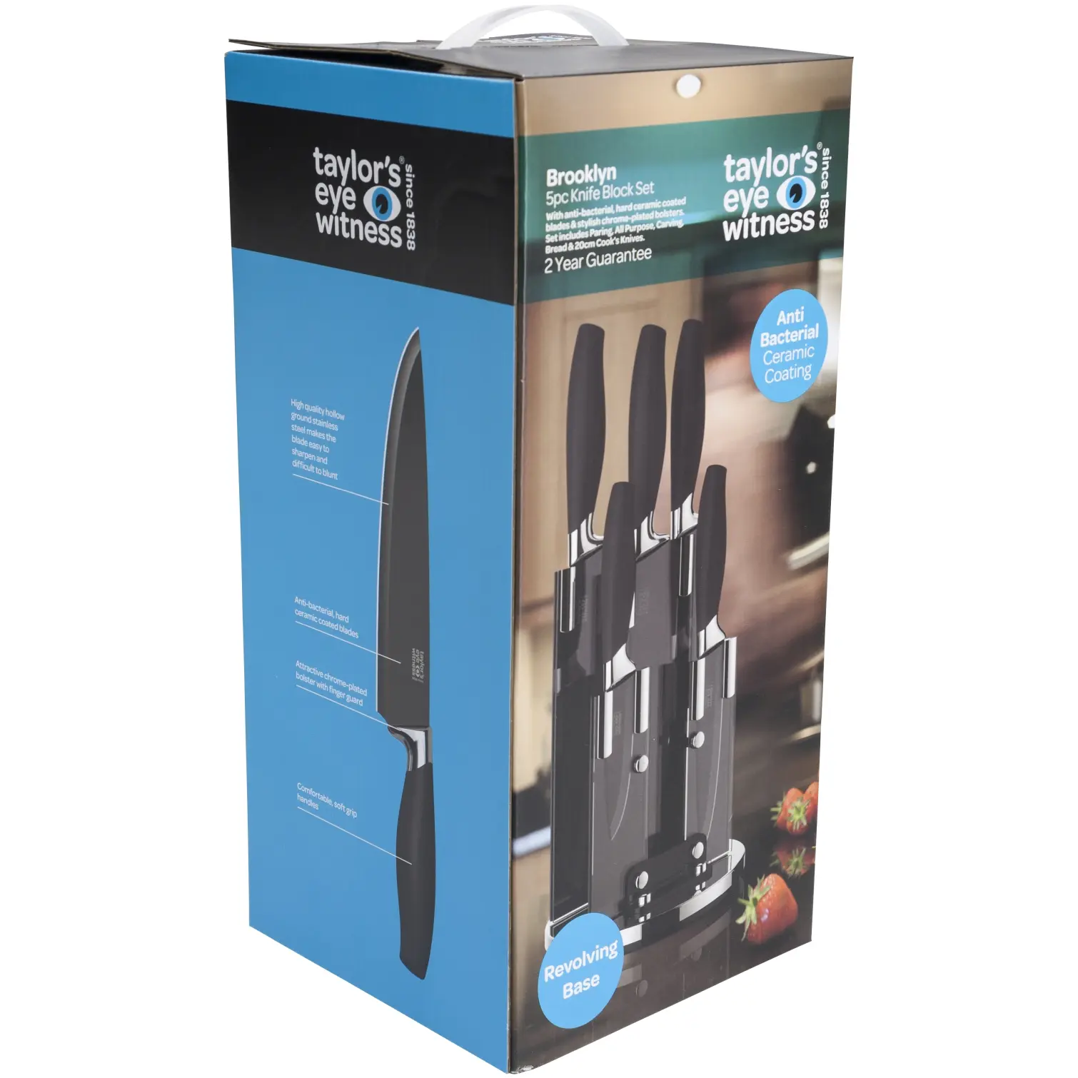 Taylors Eye Witness Brooklyn 5Pce Knife Block Set