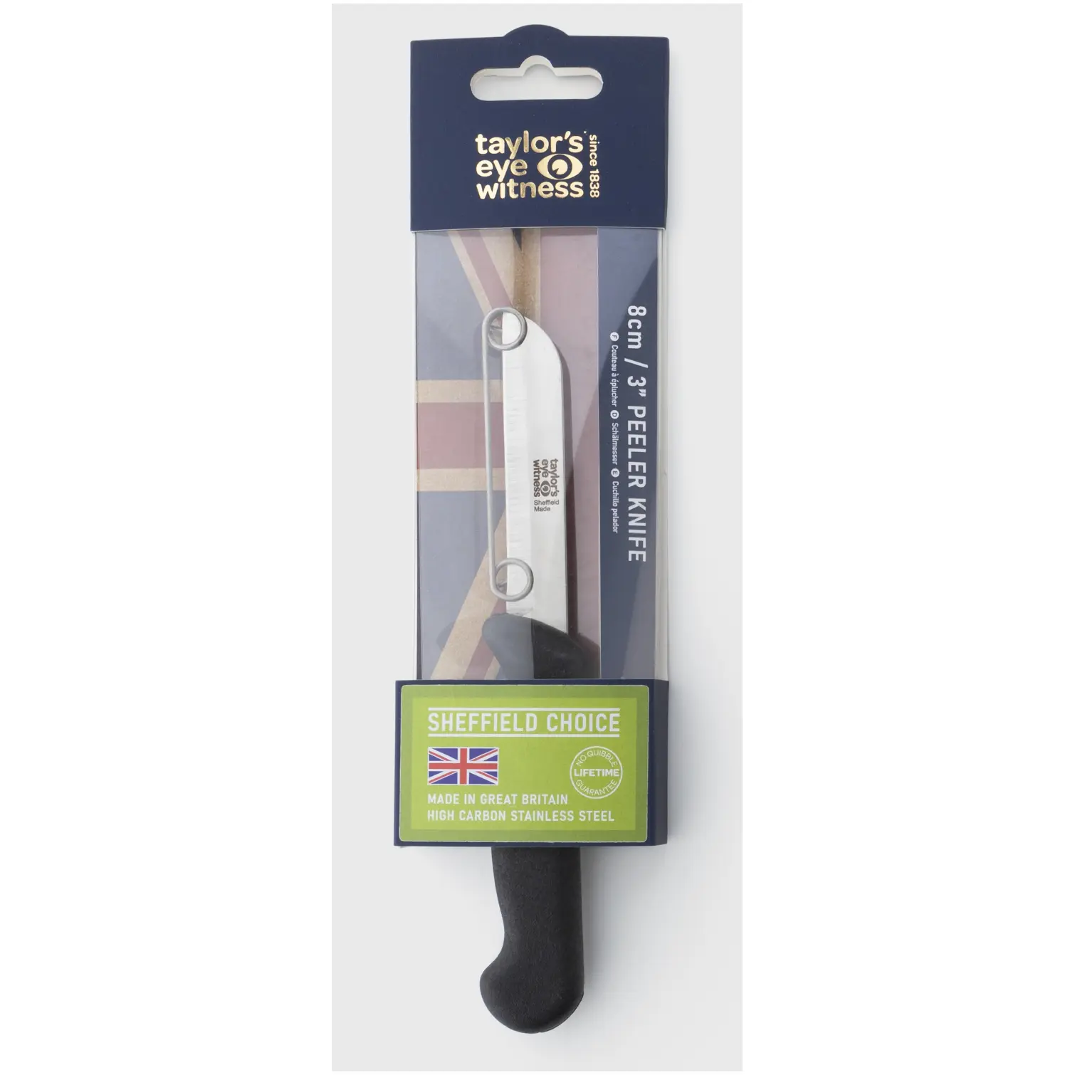 Taylors Eye Witness Sheffield Choice Peeler Knife
