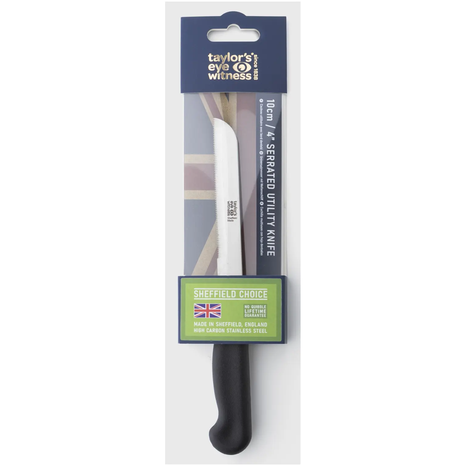 Taylors Eye Witness Sheffield Choice Multi-purpose Knife 10cm