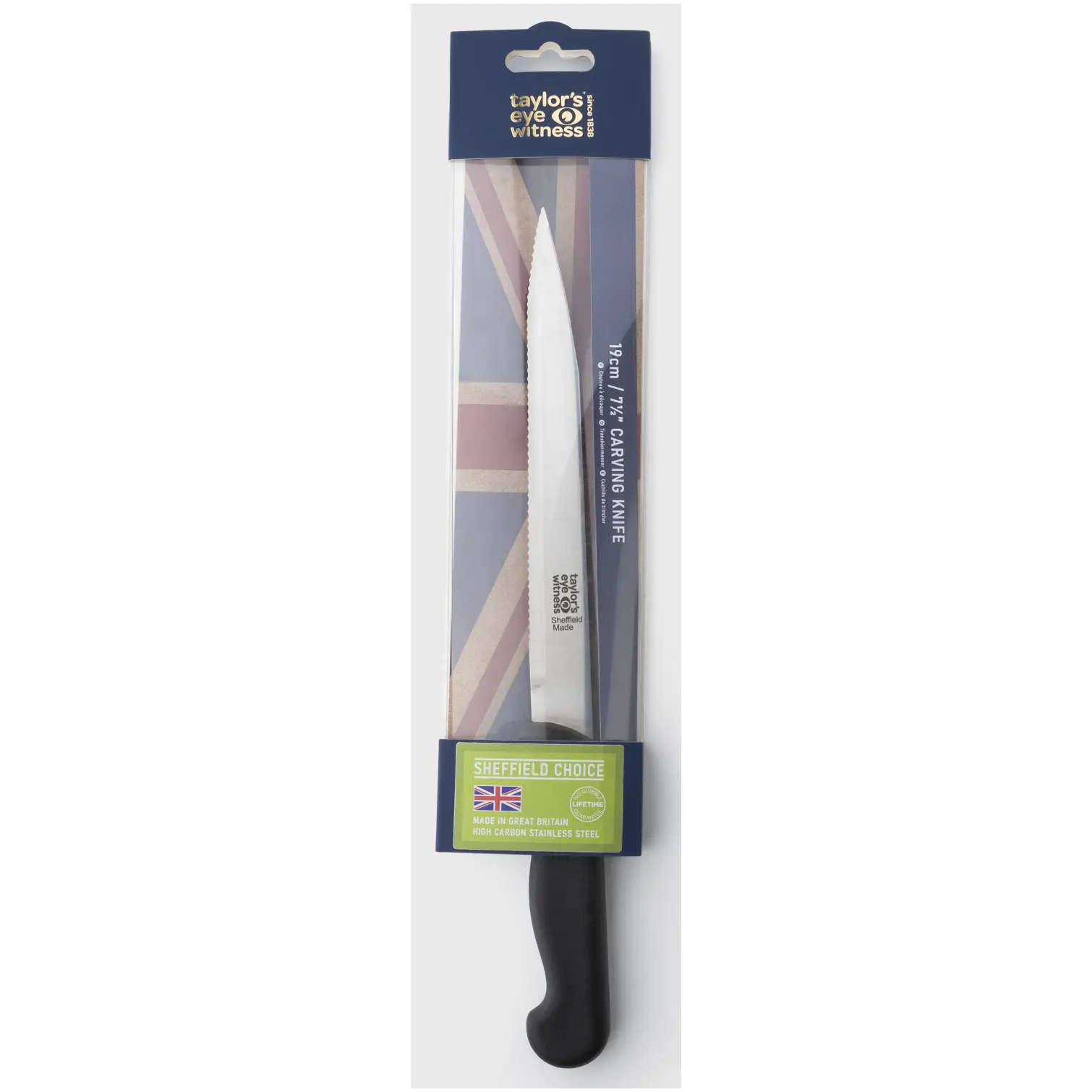 Taylors Eye Witness Sheffield Choice Carving Knife 19cm