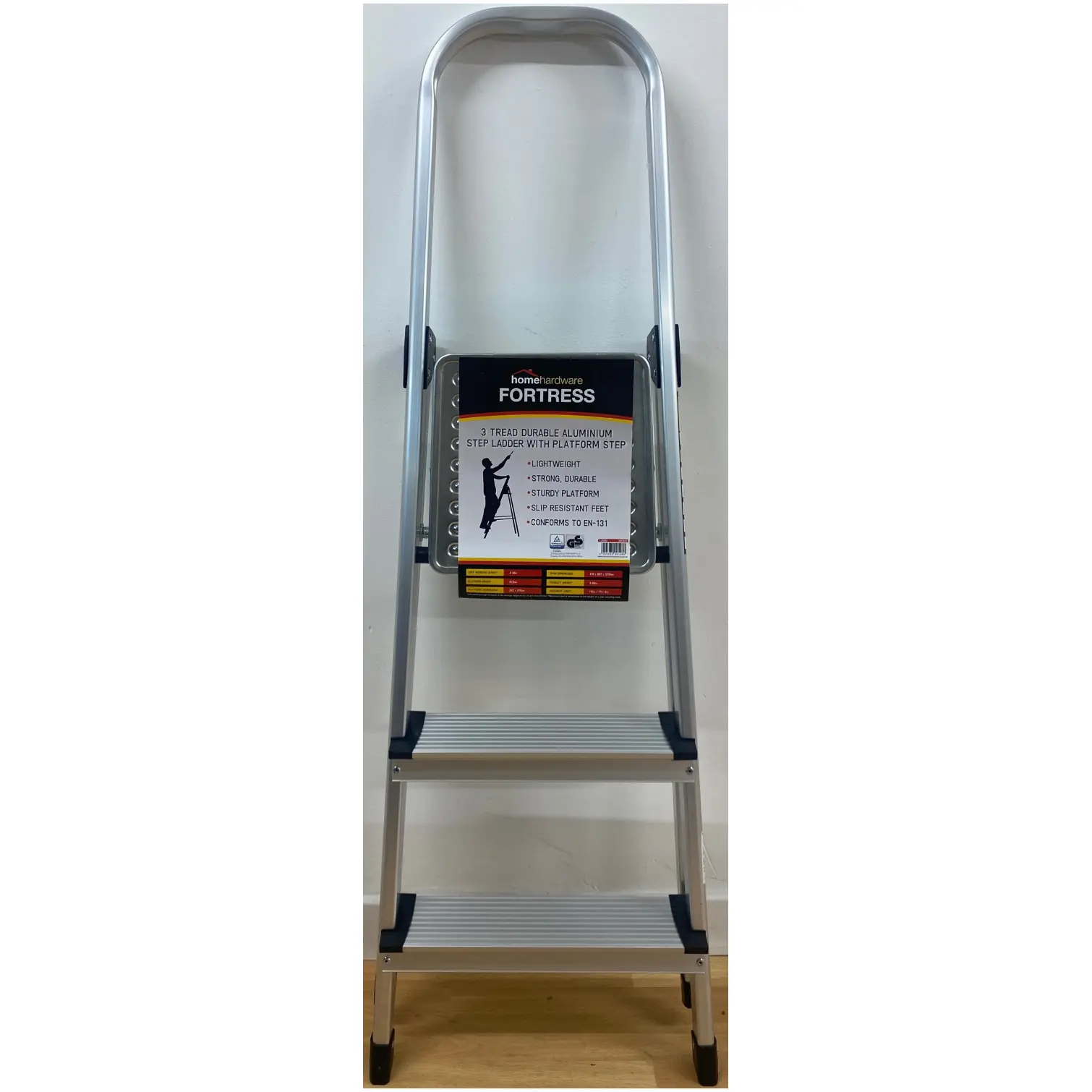 Fortress 3 Tread Aluminium Step Ladders